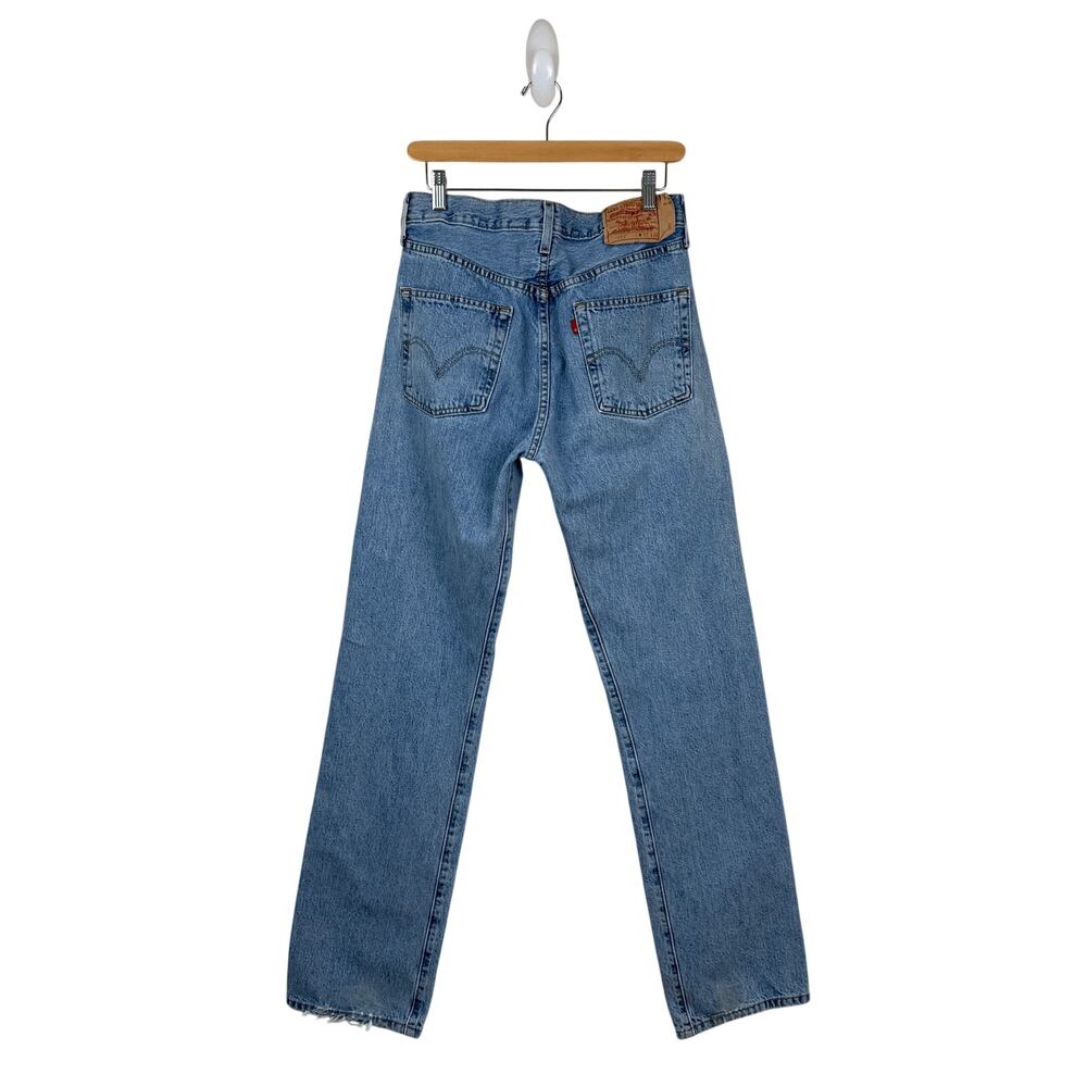 Vtg Levi's 501 Original Jeans Men's 32x36 Light Stonewash Straight Leg Cotton